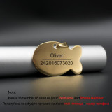 Stainless Steel Name Engraved Id Tags For Dog Collar