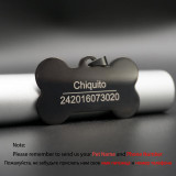 Stainless Steel Name Engraved Id Tags For Dog Collar