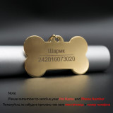 Stainless Steel Name Engraved Id Tags For Dog Collar