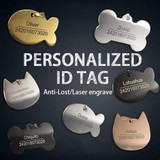 Stainless Steel Name Engraved Id Tags For Dog Collar