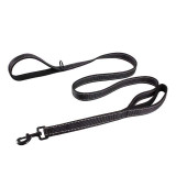 Reflective Dog Double Handles Leash