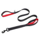 Reflective Dog Double Handles Leash