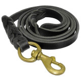 Leather Dog Leash 6Ft Training Leash