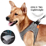 Dog Harness Adjustable Reflective Lightweight Breathable