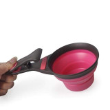 Portable Food Container Folding Silicone Dog Bowl Feeder
