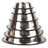 Stainless Steel Water Food Dog Feeding Drinking Bowl
