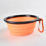 Travel Collapsible Silicone Pets Bowl Food Water Feeding