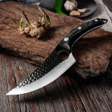 5.5" Handmade Forged Meat Cleaver Hunting Knife 5.5" Handmade Forged Meat Cleaver Hunting Knife