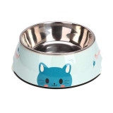 Dog Bowl Double Stainless Steel Standard Pet Dog Puppy Cat Water Bowl Food Container Dish 3 Size For Chien Cat Feeder