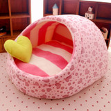 Kennel Dog Warm Princess Bed