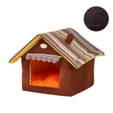 Foldable Soft Warm Sponge Cave Cute Dog House