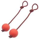 Solid Rubber Dog Chew Ball Tug Toys