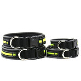 Light Reflective Neoprene Nylon Pet Cat Dog Collar