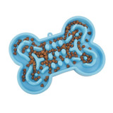 Dog Bowl Healthy Soft Rubber Slow Food Feeder