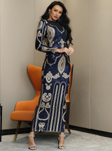 AMIRA Embellished Maxi Dress