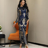 AMIRA Embellished Maxi Dress