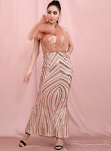 MARIE Sequin Maxi Dress