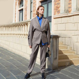 Oversize lapel blazer