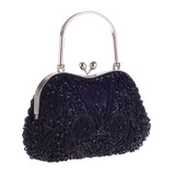 Beads and sequins evening clutch