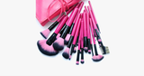 Hot Pink 24 Piece Make Up Brush Set Hot Pink 24 Piece Make Up Brush Set
