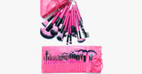 Hot Pink 24 Piece Make Up Brush Set Hot Pink 24 Piece Make Up Brush Set