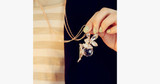 Charming Crystal Fairy Necklace - Add Some Magic to Your Look!