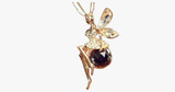 Charming Crystal Fairy Necklace - Add Some Magic to Your Look!