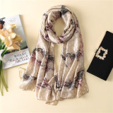 Spring  Luxury Silk Scarf For Women Geometric Print Bandana New Fashion Scarves Female Beach Towel Winter Shawl and Wrap Hijab Spring  Luxury Silk Scarf For Women Geometric Print Bandana New Fashion Scarves Female Beach Towel Winter Shawl and Wrap Hijab