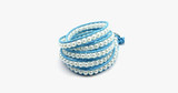 Blue Pearl Wrap Bracelet