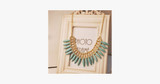 Bohemian Tassels Fringe Drop Statement Necklace