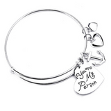 Charm Bangle : You are my person