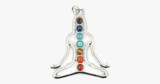 Chakras Natural Stone Pendant Charms