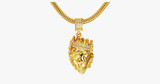 Crown Lion King Pendant Necklace