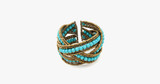 Deep Ocean Pearl Wrap Bracelet