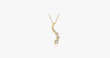 Diamond Accent Journey Pendant in Gold