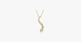 Diamond Accent Journey Pendant in Gold