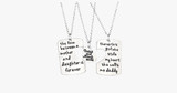 Daddy's Girl Mama's World Pendant Set Daddy's Girl Mama's World Pendant Set