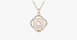 Florence Crystal Maze Pendant