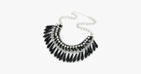 Fringe Drop Statement Necklace