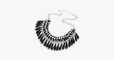 Fringe Drop Statement Necklace