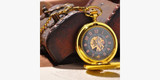Gold Half Hunter Pocket Watch