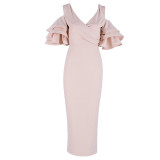 Adyce New Summer Women Club Dress Vestidos Verano 2019 Celebrity Party Dress Yellow Red Ruffle Butterfly Short Sleeve Midi Dress Adyce New Summer Women Club Dress Vestidos Verano 2019 Celebrity Party Dress Yellow Red Ruffle Butterfly Short Sleeve Midi Dress