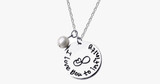 I Love You To Infinity Pendant (Pearl)