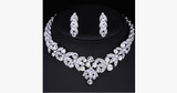 Leaf Choker Necklace Set