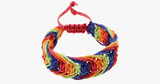 Rainbow Gay Pride Rope Bracelet
