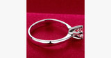 Silver Plated Crystal Ring