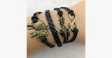 Strength and Eternity Elephant Bracelet