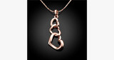 Three Hearts Necklace