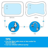 Tummy Time Inflatable Water Mat for Babies