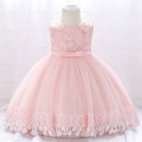 Infant vestidos baby girl clothes Baby dress Butterfly pearl Girl wear Sleeveless Dress for birthday party Toddler Costume Infant vestidos baby girl clothes Baby dress Butterfly pearl Girl wear Sleeveless Dress for birthday party Toddler Costume